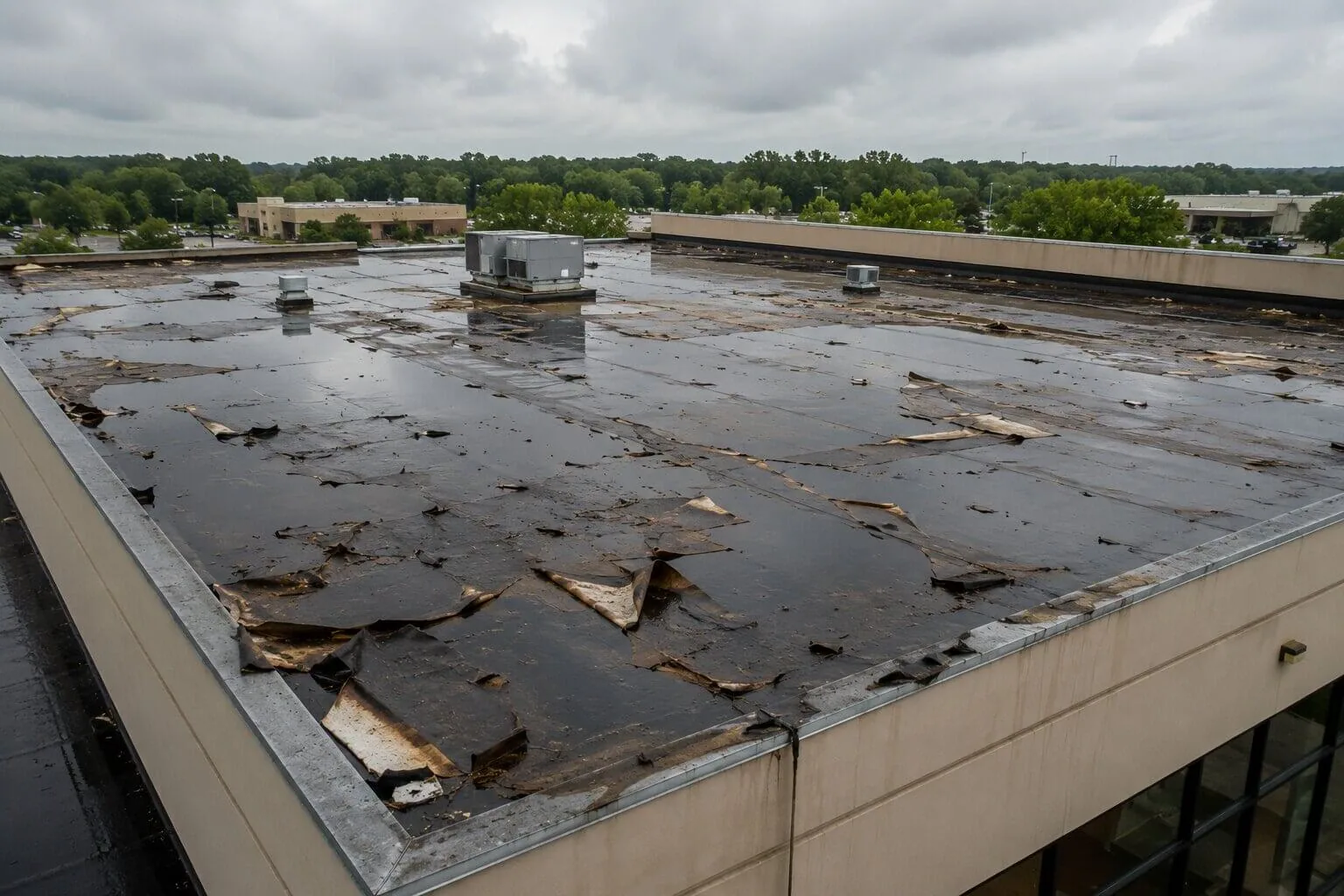 Wind damage roof repair in San Angelo, TX Wind damage roof repair in San Angelo, TX